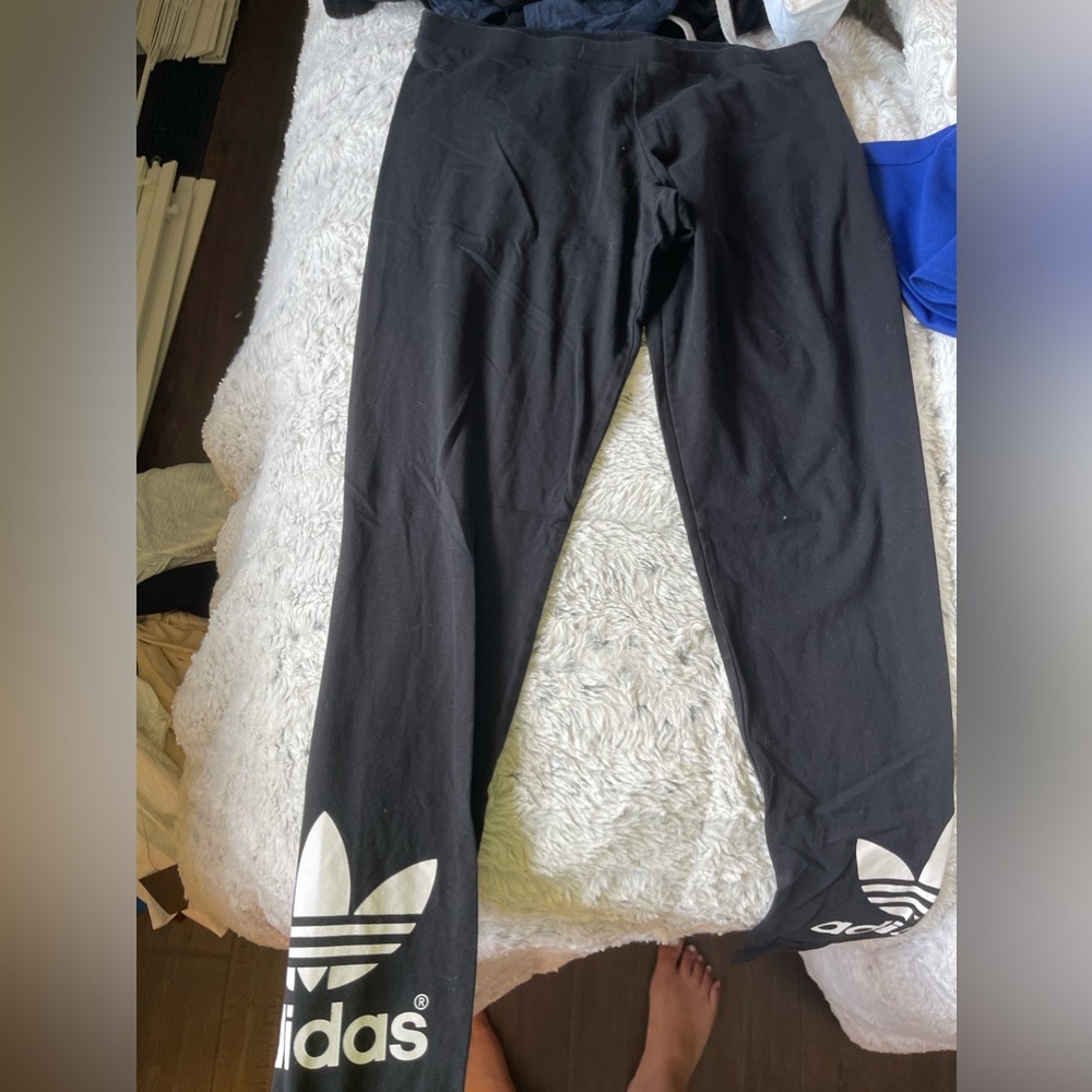 Adidas leggings with original logo